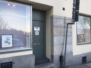 Kliniken som då låg på krukmakargatan på Södermalm och Cafe Koppen.