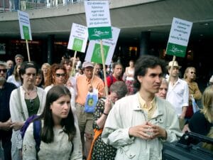 Sergeltorg demonstration